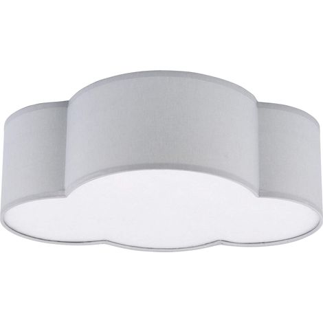 tk-lighting Plafoniera Nuvola Grigia 41 cm Moderna