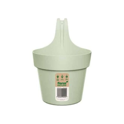 Florus Paris Balcony Hanger Single - Vert - L 18 x B 27.3 x H 25 cm - Balcon - 100% recyclé