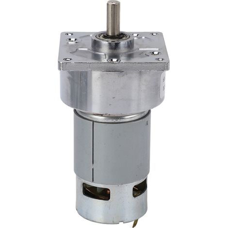 Moteur électrique DC 24V 3.8A auto-bloquant, réversible, à engrenage à vis sans fin, 120 tr/min, 8,0 kg·cm, pour machines (1/5)