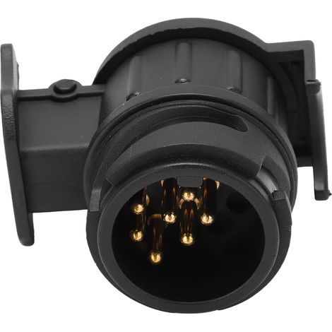 Connecteur adaptateur de remorque 12V, 13 broches à 7 broches, barre d'attelage, convertisseur de prise de remorquage, accessoire pour caravanes (1/5)