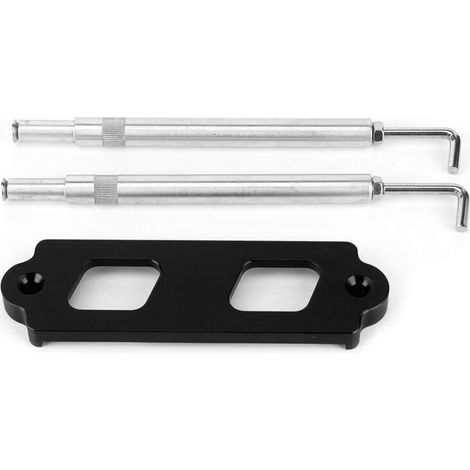 Maintain, Aluminum Alloy with Hooks, Car Tie-Down Bracket (Black) (1/5)
