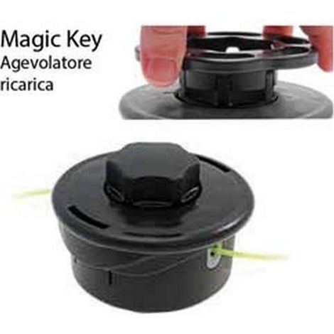 1PZ TESTINA PER DECESPUGLIATORE BATTI E VAI GARDEN DEVIL - mm.120 attacco F mm.10x1 sinistrorso