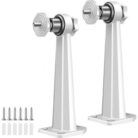 Set aus 2 Wandhalterungen für Sicherheitskameras, 360°-Drehung und 90°-Neigung, Halterung aus Aluminiumlegierung, kompatibel mit Videoüberwachungssystemen für den Innen- und Außenbereich. (1/5)