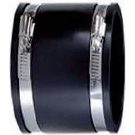 Joint flexible en élastomère, Diamètre intérieur 40 mm diamètre extérieur 50 mm hauteur 90 mm — extrêmement flexible — Noir