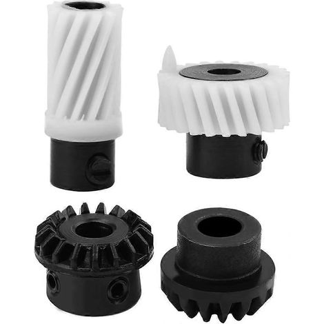 Engrenage conique durable, lot de 4, pour machine à coudre Singer série 500 (entraînement par crochet 500). Roue d'engrenage conique en métal. (1/5)