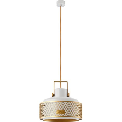 Lámpara colgante TOSCA grande E27 60 W Blanco (1/3)