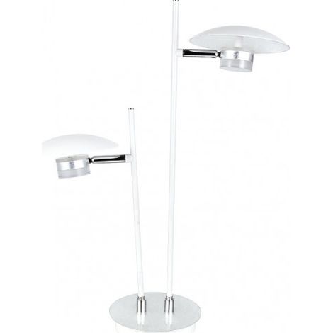 FAB 153672074 Tisch Cape Town 2l 12w 4000k Weiß / Silber 52x32x15 Cm 1080 Lm lenkbar und verstellbar (1/4)