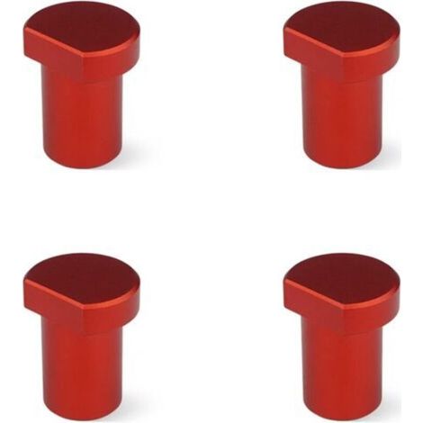4 Pièces Pince Banc en Alliage D'aluminium, Bench Dogs Acier Inoxydable, Arrêts Banc en pour Table, Convient Aux établis Fixes(Rouge) (1/4)