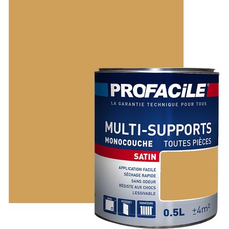 Peinture intérieure multi-supports, satin, murs, plafonds, boiseries, radiateurs, sans odeur, plusieurs teintes PROFACILE CEA05A 0.5 litre