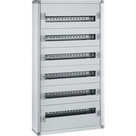 Coffret distribution métal XL³160 tout modulaire 6 rangées 1050x575x147mm - 144 modules - LEGRAND
