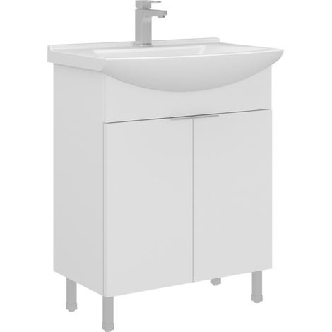 Mobile lavabo "Purus 65" - 65 x 50 x 83 cm - Bianco (1/3)