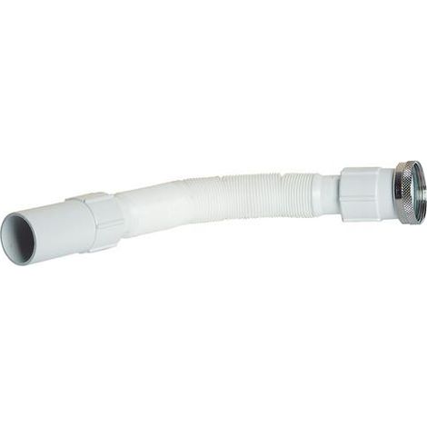 Somatherm – Flexible de vidange extensible 30-75 cm – Diamètre 32/40 mm – Adaptateur ABS inclus – Pour évier, douche et baignoire (1/3)
