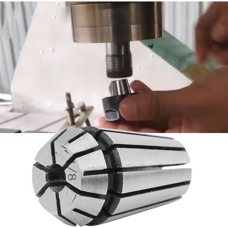 Pince de serrage à ressort pour machine CNC ER11 en acier 65Mn, 0,008 mm (1/8 mm) (1/5)