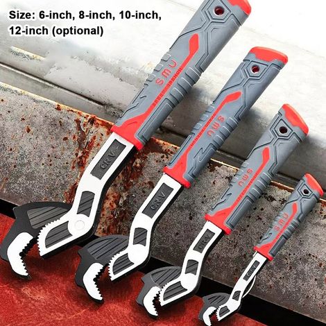 Clé multifonctionnelle 40CR en acier au chrome Vanadium, Tube à ouverture rapide auto-ajustable, Kit d'outils combinés universels (1/5)