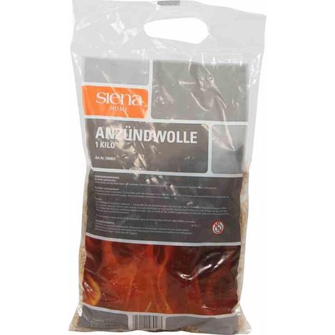 Anzündwolle 1 kg im Sack (1/4)