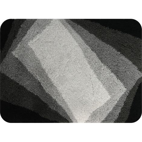 ALFOMBRA DE BAÑO KALI GRIS 60X90 CM (1/5)