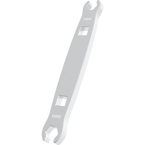 Clé à double ligne de frein 7/8 mm pour freins hydrauliques – Douille pentagonale de précision Acier 65MN (HRC43) (1/5)