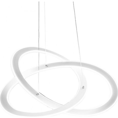 Suspension Yara S/G N 50W Led 2400Lm 4000K En Aluminium Blanc Et Silicone - Gealuce Dimmable Phase Cut+Push (1/5)