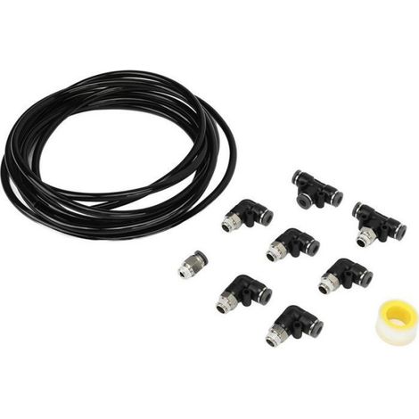 Kit Raccords Sous Vide Turbo - 180 Psi - Compatible Supra Eclipse EVO 300ZX Civic Integra - 10 Pièces (1/5)