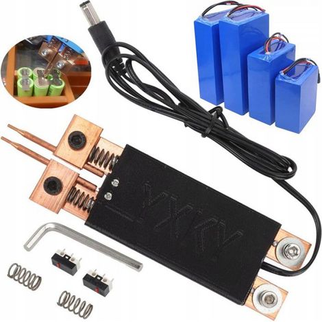 Support Pour Soudeuse Par Points - Film Thermorétractable 145 mm - Compatible Soudure Cellules 18650 - Kit Complet ×1 (1/5)