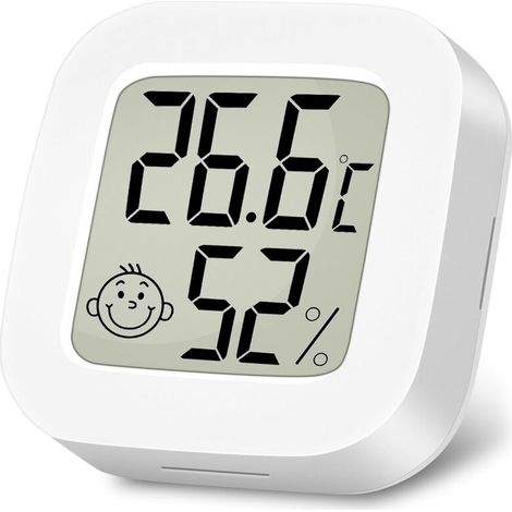 UlisemThermomètre Hygromètre Intérieur Digital à Haute Précision, Moniteur de Température et Humidimètre (1/4)