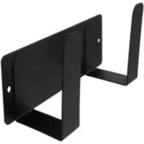 Wall-mounted pot lid rack in 304 stainless steel, black. (1/4)