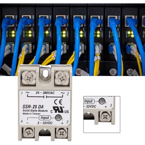 Relais statiques monophasés Yangming SSR-25DA, SSR-40DA, SSR-60DA, SSR-100DA, SSR-25DA (1/5)