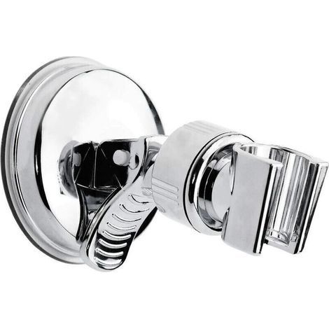 Support de Douche à Rotation 360 °, Ventouse Support de Douche Reglable Sans Percer pour Accessoire Fixation Pommeau Douche Salle de Bains (1/5)