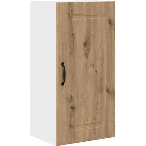 Meuble mural de cuisine,Armoire de cuisine Chêne artisanal 40 x 31 x 80 cm CFW51602 (1/5)