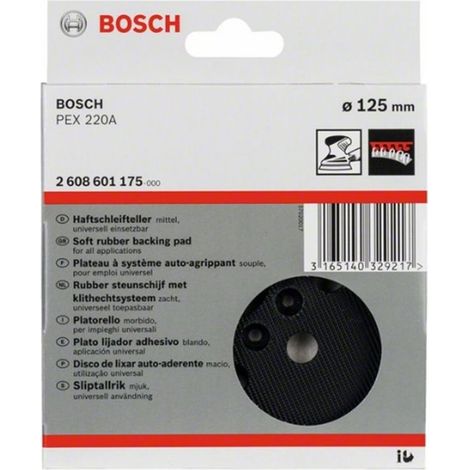 Plato lijador Sin set de fijación  BOSCH 2608601175