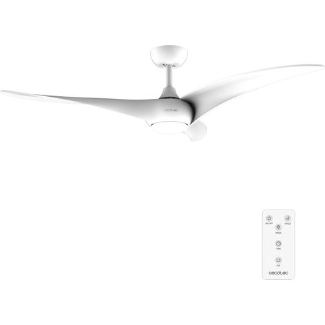 Cecotec Deckenventilator mit Beleuchtung EnergySilence Aero 5295 White