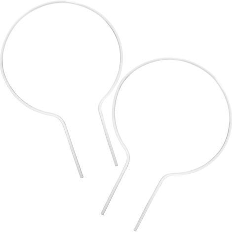 Tuteurs transparents en forme de U pour plantes grimpantes et fleurs, pour un treillage idéal au jardin. Lot de 10. (1/5)
