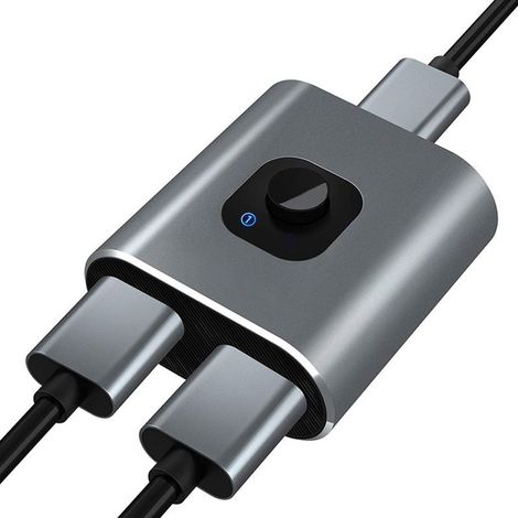 Switch HDMI - 2 Entrées 1 Sortie - Résolution 4K 30 Hz - Sans Alimentation Externe - Câble HDMI Standard Requis - 1 Pièce (1/5)