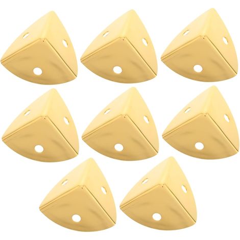 8 protège-coins pour meubles, fer/bois, antichoc, pour tables (1/5)