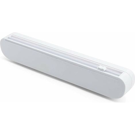 Cling Film Wrap Dispenser, Wrap Dispenser Cutter, Reusable Food Wrap Cutter, Cling Film Cutter, Kitchen Tool Foil Cling Film Wrap Dispenser Storage Holder Kitchen Tool (1/5)