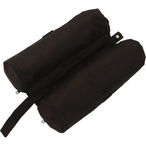 Gewichtssack für Pavillons, 600D Oxford-Gewebe, abrieb- und windbeständig, Zeltgewichtssack, geeignet für Sonnenschirme, schwarz. (1/4)