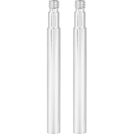 2 Pièces Prolongateurs de Valve Presta 60mm pour Vélos, Extension de Valve Intérieure (Argent) (1/5)