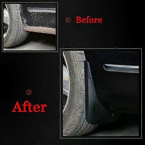Compatible avec MG HS 2024, 2025 et 2026 : bavettes de protection avant et arrière en ABS. Accessoires auto. (1/4)