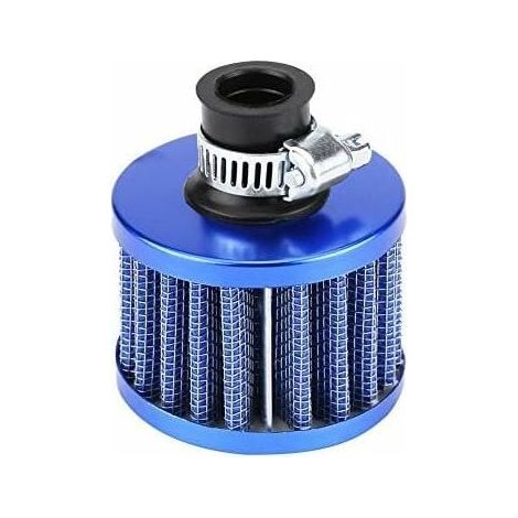Filtre à Air, Keenso 12mm Kit de Filtre d'Admission d'Air Entrée d'Air Froid Universel en Forme de Champignon pour les Véhicules (Blue) (1/5)