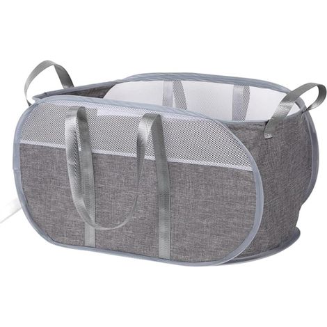 Grand panier à linge pliable, panier à linge pliant, panier à linge pliable et compact, panier de rangement pour vêtements sales (1/5)