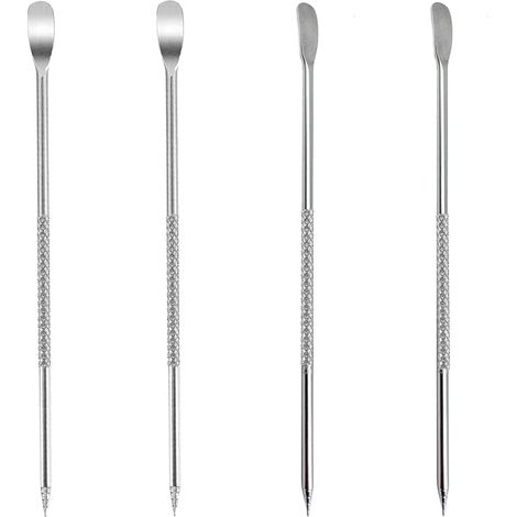 Roestvrijstalen latte art-pen - Accessoires voor cappuccino- en espresso-machines, outils voor latte art, set de 4 pièces (1/5)