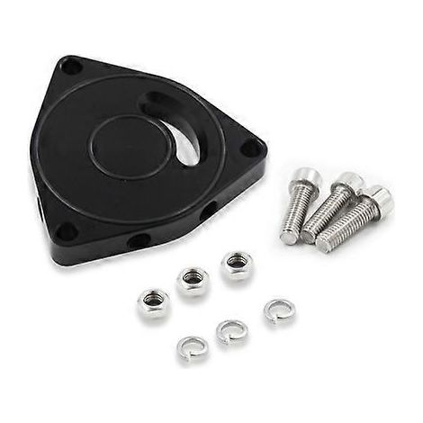 Entretoise de plaque de soupape de décharge turbo BOV pour Honda Civic 2015-2021, coupé 1.5T, en aluminium usiné (noir) ( ) (1/3)