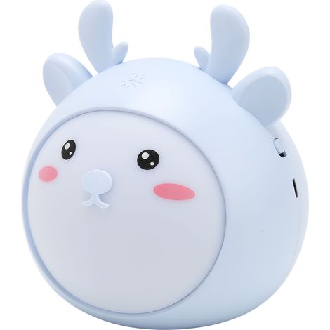 Lampe de lecture LED bleue, variation d'intensité sans paliers, 3 températures de couleur, recharge USB, protection oculaire, mignonne et compacte. (1/5)