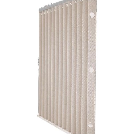 Rideau de douche magnétique pliable, imperméable et résistant aux moisissures, beige, 220 mm de large x 200 mm de haut