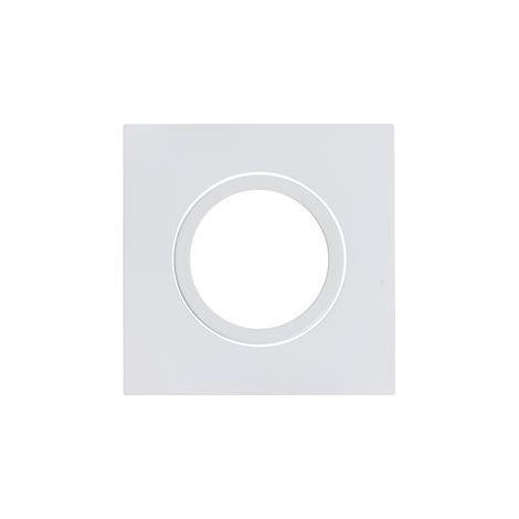 collerette - pour spot europole led up uni - carré - blanc - orientable - europole 5730