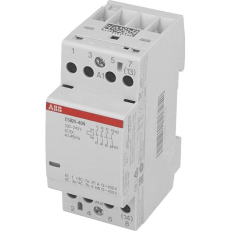 ABB ESB25-04N-06 Contacteur d'installation 4 NF (R) 220 V, 400 V 1 pc(s) (1/2)