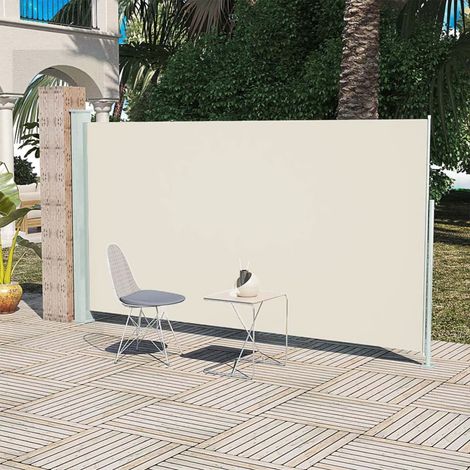 Tendalino Laterale per Patio Terrazzo 160 x 300 cm Crema vidaXL (1/10)