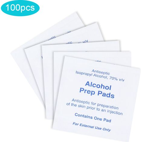 Lot de 100 lingettes nettoyantes jetables portables en papier non tissé (1/5)