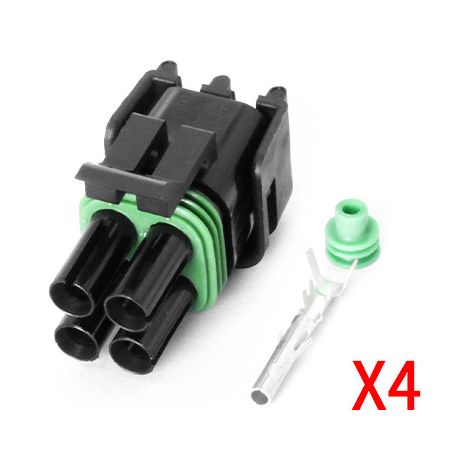 DJ3041Y-2.5-11/21 (Domestic) 12015024(12015798) Delphi Waterproof Connector (1/4)