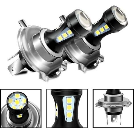 Lampadine fendinebbia a LED H7 DC 12V 950lm Bianco puro 6000K Lampadine per luci diurne a LED per sostituire le lampadine alogene H7 (2 pezzi) (1/4)